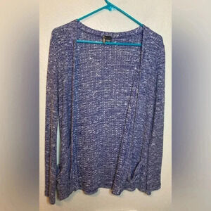 Urban Outfitters Open Front Heathered Blue Cardigan Size Medium
